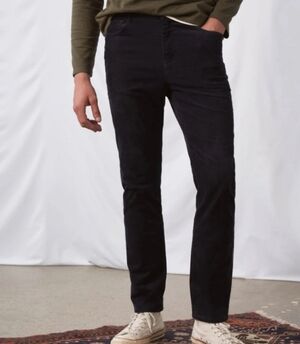 United By Blue Men’s Corduroy Pants Organic Cotton Night Sky Navy Size 32 NWT